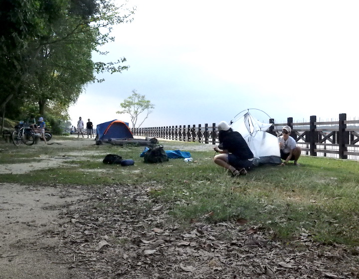 pulau ubin camping singapore maman campsite with tents