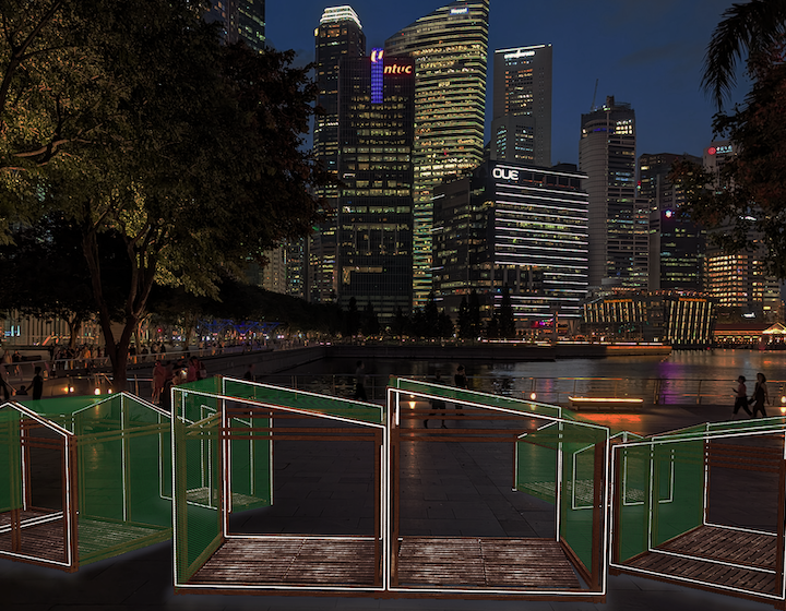 i light singapore 2024 - liminal;minimal - light installations