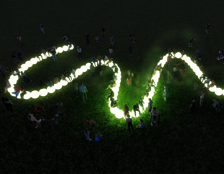 i light singapore 2024 - lumi - interactive light installation