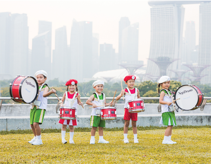 kinderland preschool marching band