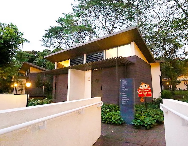 chalet singapore - temasek club - villa exterior