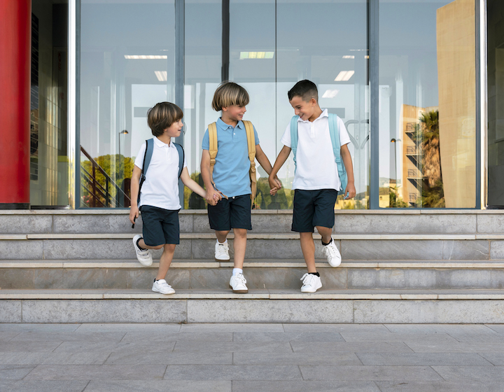 school shoes singapore - boys in white school shoes