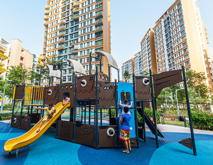 Outdoor playgrounds singaporewaterway view