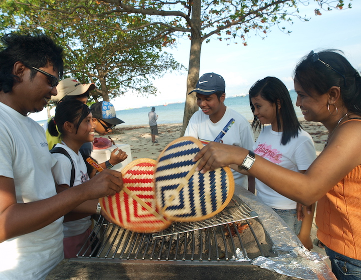 east coast park singapore - bbq pit family cookout