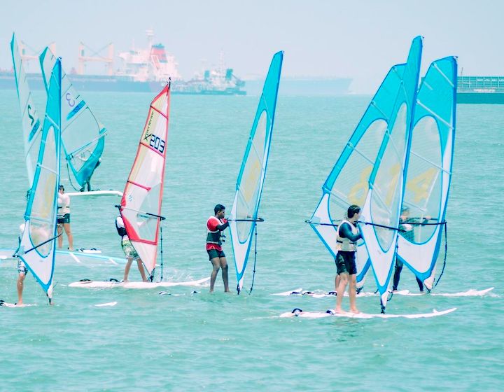 east coast park singapore - water sports constant wind