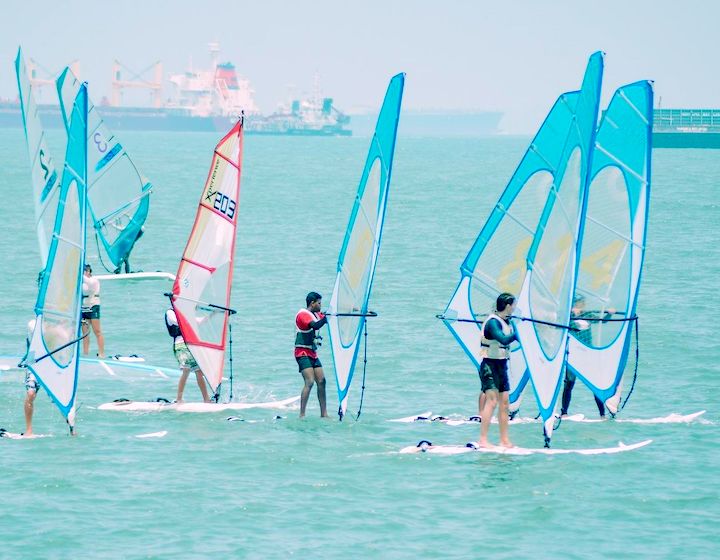 east coast park water sports constant wind