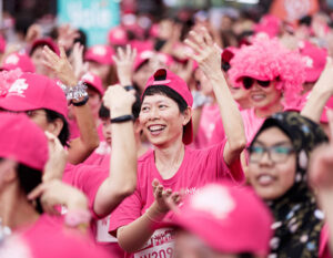 breast cancer awareness pink walk