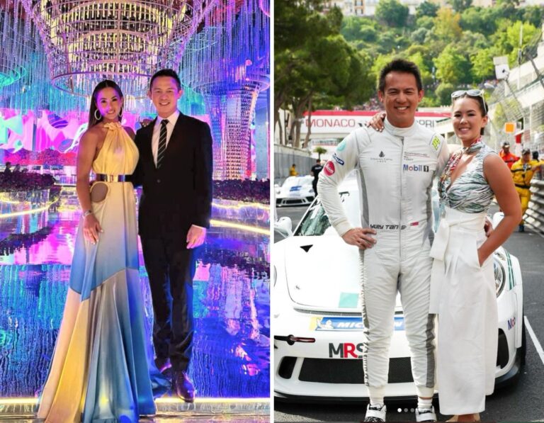 Claire jedrek racing car driver yuey tan power couple on parenting