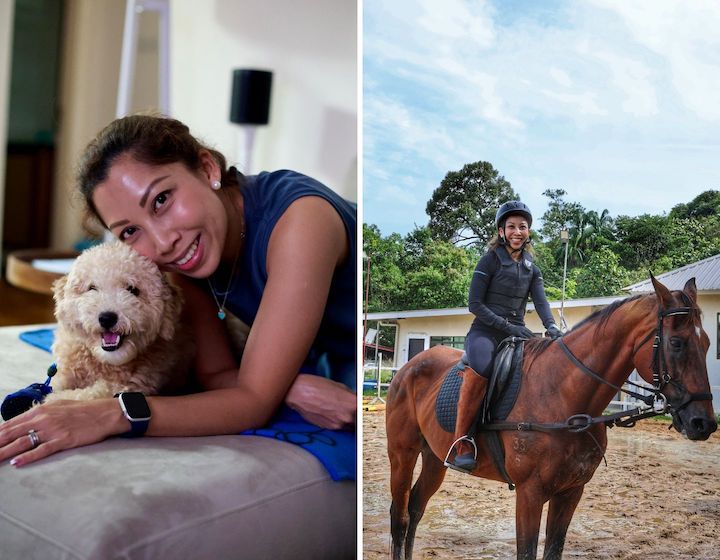 Overseas Mama - Karen Williams dog and horse