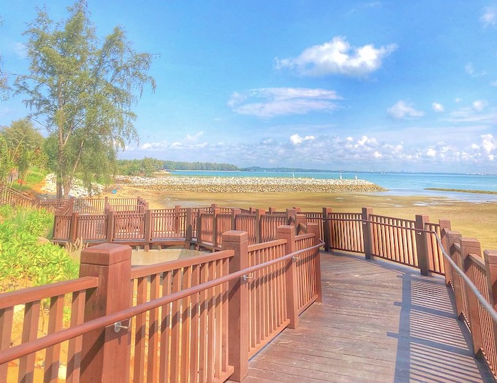 changi bay point park connector changi east boardwalk coastal walk