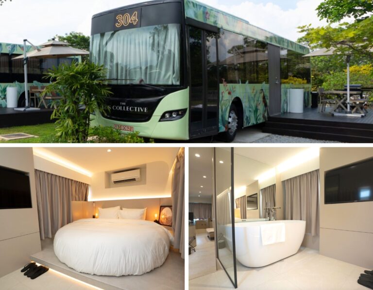 New: Converted Bus Hotel The Bus Collective at Changi Village