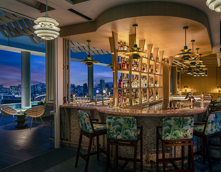 NYE Feast & Rooftop Drinks: Courtyard by Marriott Singapore Novena NYE drinks countdown party