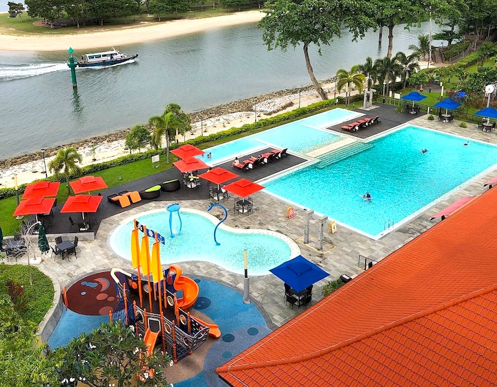 chalet singapore - civil service club - pool playground