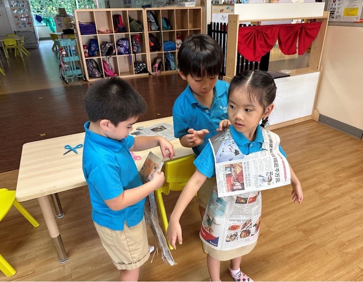 MOE Kindergarten Students in Classroom