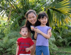 motherhood traditional stereotypes cherilyn with kids in the park