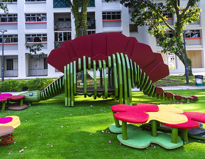 dinosaur park singapore - fu shan garden playground
