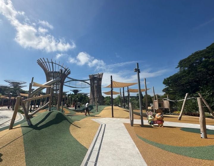 Gardens by the Bay with kids - PropNex Family Zone - new playground at Gardens by the Bay