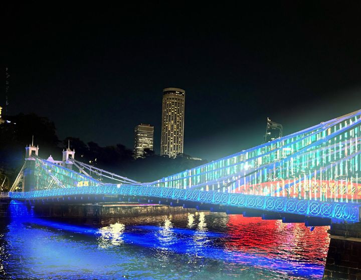 i Light Singapore 2025 - Bridge of 1000 dreams - singapore river