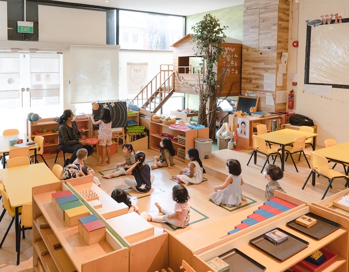 montessori school singapore - pink tower montessori - montessori preschool singapore