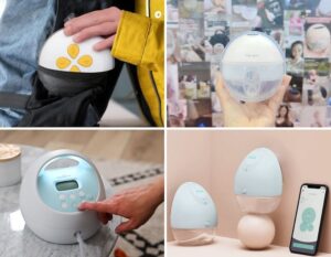 best breast pump singapore - wearable breast pump - hospital grade breast pump - Medela Spectra Elvie Baby Express