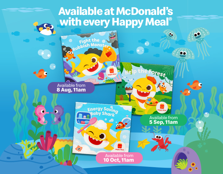 mcdonalds baby shark books