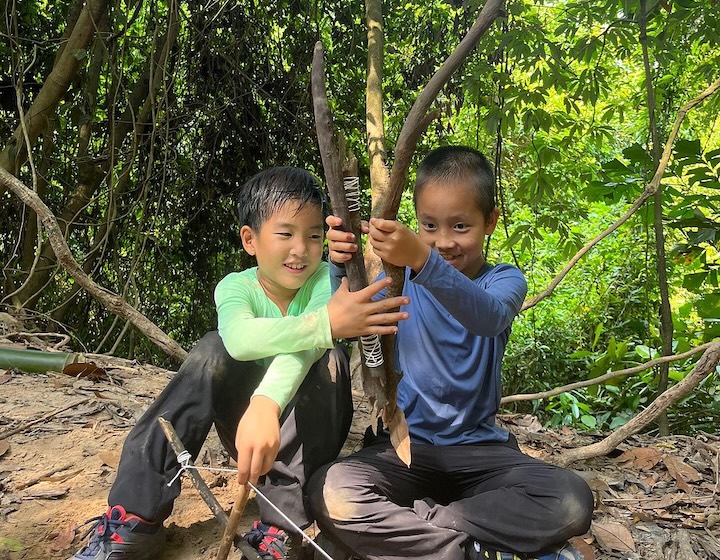 forest school singapore - nature explorers school