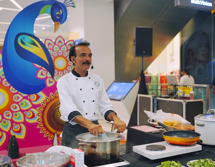 deepavali events singapore 2024 - live cooking demo