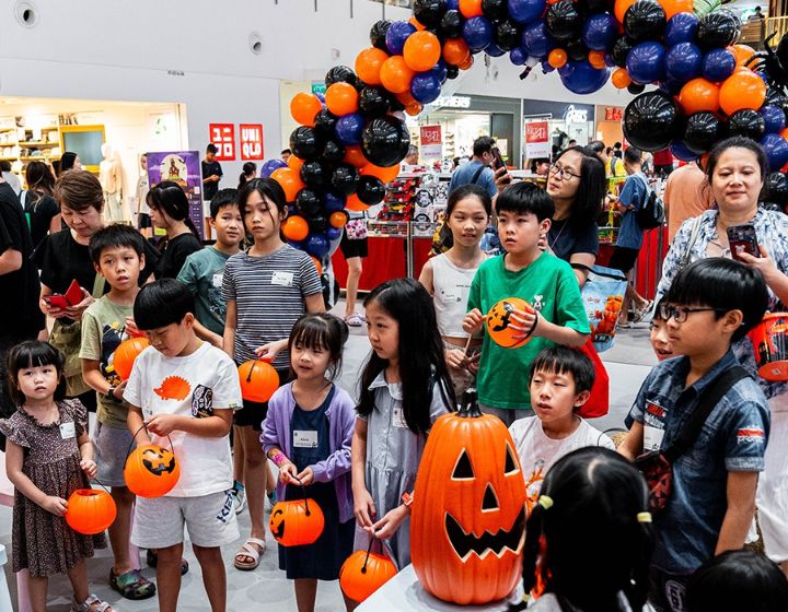 kid-friendly Halloween events in Singapore - trick-or-treat NEX