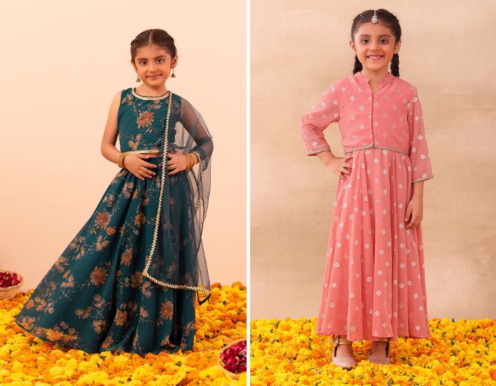 Indian clothes and traditional wear for kids - Deepavali - Indya