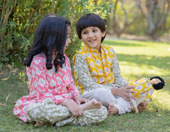 Indian clothes and traditional outfits for kids - Deepavali - Pinklay