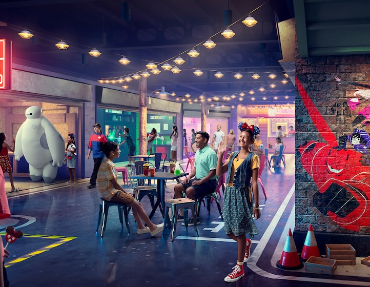 disney cruise singapore 2025 - san fransokyo street