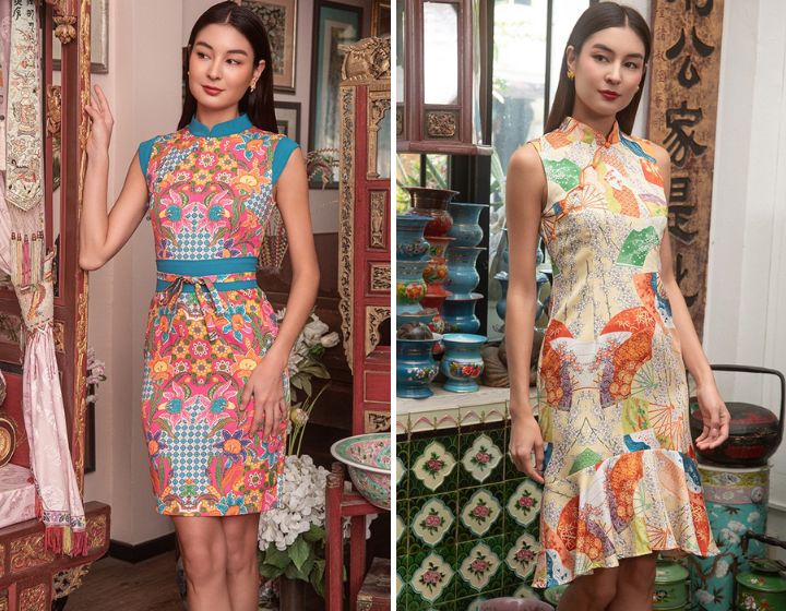 Chinese new year outfits in Singapore - Cheongsam - Batik Faire Belle