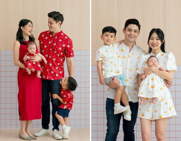 Chinese New Year outfits - Le Petit Society kids cheongsam, matching family outfits, qipao dresses