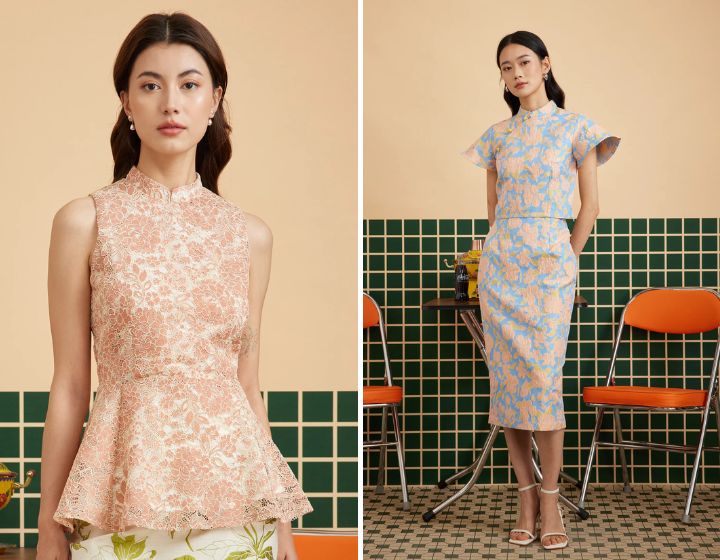 Chinese New Year outfits - Lark & Peony - women's cheongsam, modern cheongsam