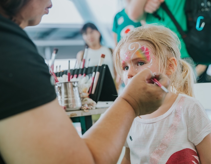 hsbc svns 2025 - face painting