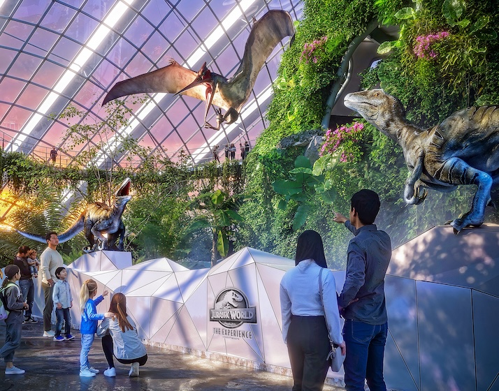dinosaurs in singapore - jurassic world: the experience