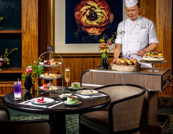 best high tea in Singapore - conrad singapore orchard afternoon tea
