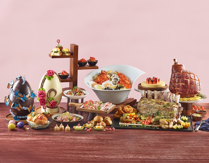 easter brunch singapore - allora at crowne plaza changi airport