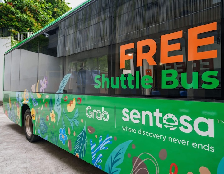 what's new in april - grab shuttle bus from sentosa to harbourfront