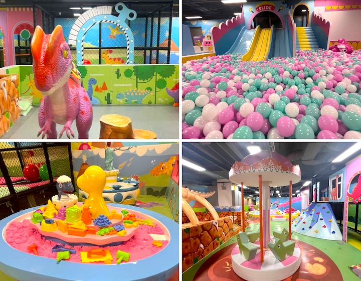 indoor playground singapore - wan to play @ Terminal 3 - dino playground