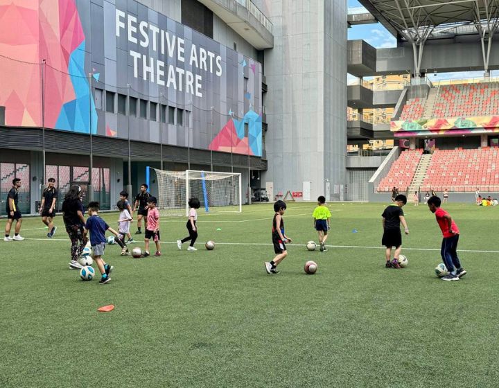 Things to do this weekend - kids events - our tampines hub football event