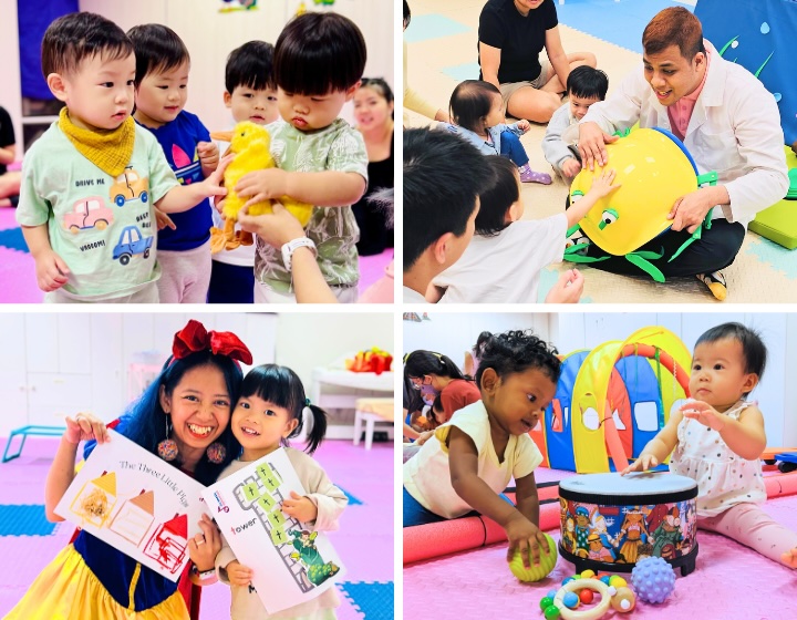 Baby playgroups in Singapore - the music scientist