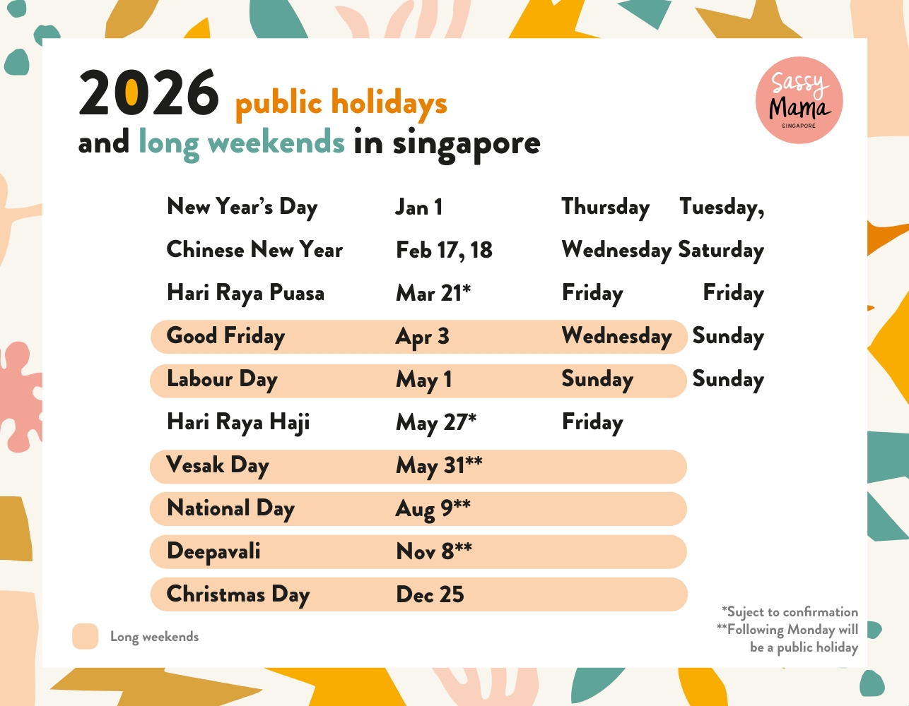 singapore public holidays 2026 - 2026 school holidays singapore 