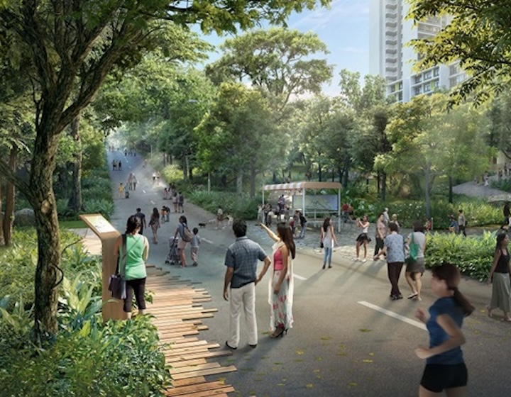 punggol coast mall singapore - punggol heritage trail