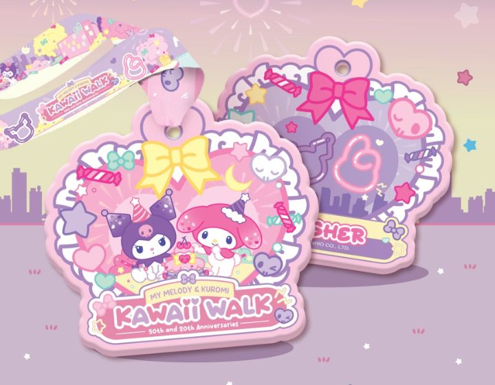 singapore marathons - running events in singapore - my melody and kuromi kawaii walk