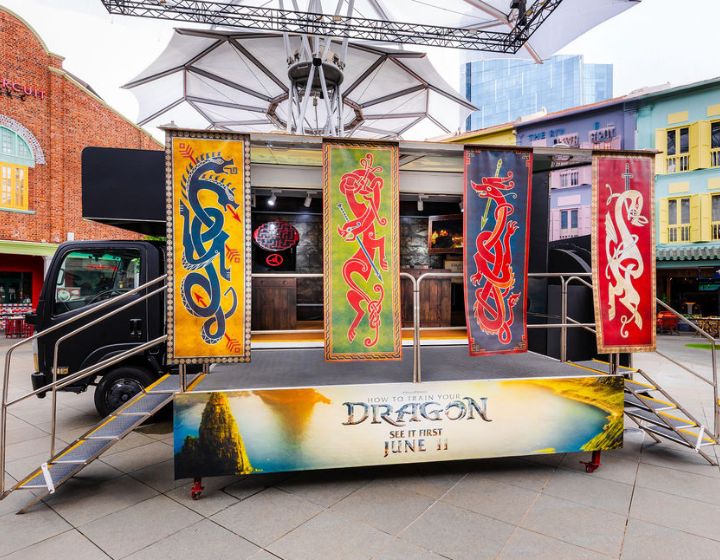 Things to do this weekend in Singapore - kids events - How to train your dragon pop up