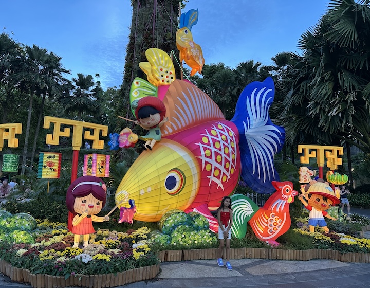 Mid-Autumn Light Up at Gardens by the Bay lantern photos