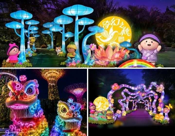 gardens by the bay mid autumn festival light-up