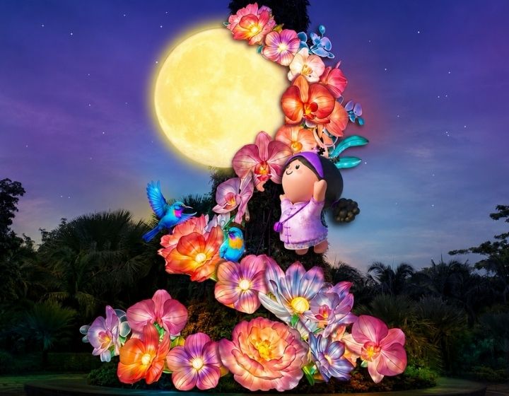 gardens by the bay mid autumn festival light-up