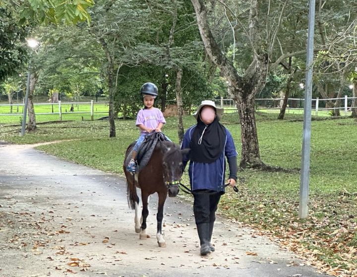 pasir ris park - horse riding - gallop stable